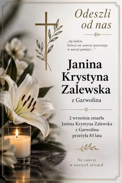 Odeszli od nas. Mieszkańcy powiatu garwolińskiego żegnają swoich bliskich
